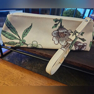 Clinique Toiletry Travel Bag Floral Design. Great Condition.